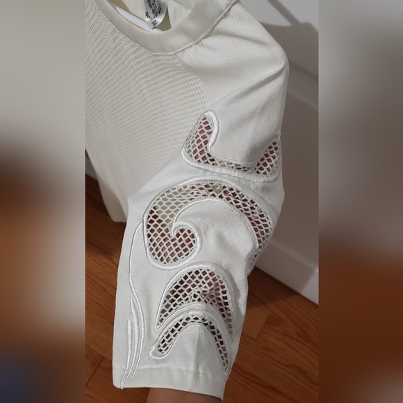 Sabo Skirt white mesh dress - Picture 2 of 5